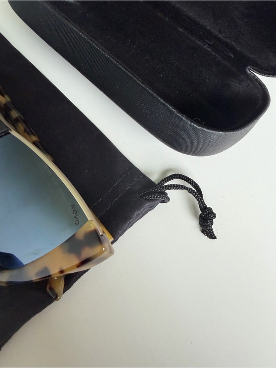Revo Tortoise Shell Frame Chelsea Sunglasses with graphite lenses main image 6